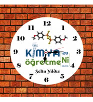 Kimya Öğretmeni Kişiye Özel Saat