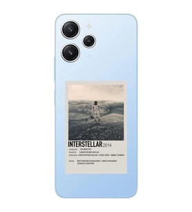 Xiaomi Redmi 12 Uyumlu Uyumlu Interstellar Tasarımlı Şeffaf Telefon Kılıfı