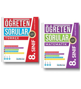 PRUVA AKADEMİ YAYINLARI 8.SINIF ÖĞRETEN SORULAR TÜRKÇE + MATEMATİK