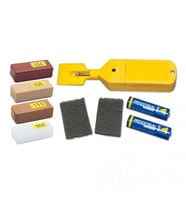 Mini Tamir Seti  Mobilya / PVC Pilli Eriticili Mini Set (Sert Mum4cmx4Adet) Koyu
