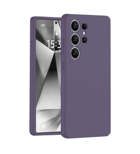 Galaxy S25 Kılıf Nano Içi Kadife Silikon - Mor