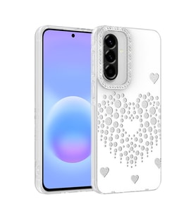 Galaxy A57 Kılıf Damla Taşlı Rivas Sert PC Kılıf