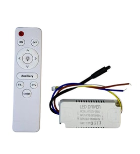 80 Watt (25-40)x2W Sabit Akım 3 Renk 2.4G Uzaktan Kumandalı Led Avize Driver Trafo 72-120V