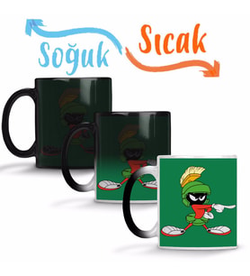 Looney Tunes Marvin The Martian Sihirli Kupa Bardak Porselen