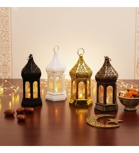 Ramazan Temalı Büyük Altıgen Kapalı Kubbe LED Lamba