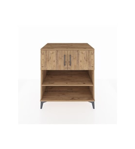 Kronos Şifonyer 3 Raflı 2 Kapaklı 88x59x96 Çam-Çam