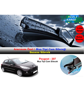 Peugeot 207 Muz Silecek Takımı 2007-2012