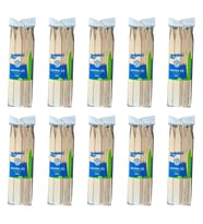 Dolphin Bambu Ahşap Adana Çöp Şiş - Boy : 24 Cm. / En : 2 Cm. - 25 Adetlik 10 Paket