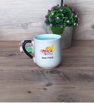 Müzik Öğretmeni Kupa Bardak Sihirli Oval Fotoğraflı Öğretmenler Günü Hediyesi