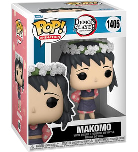 Funko Pop! Animasyon: Demon Slayer - Makomo - (Çiçek Başlığı) - Koleksiyonluk Vinil Figür - Hediye F (Krem)
