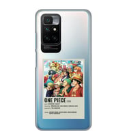 Redmi 10 2022 Uyumlu One Piece Desenli Şeffaf Telefon Kılıfı
