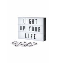 Lightbox A4 Led Işık Işıklı Mesaj Panosu 96 Harf Light Box Pano