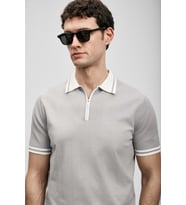 Lufian 111090138 Dean Modal Karışımlı Kazak Erkek Polo Tişört Erkek Tişort