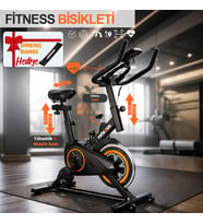 Dikey Ev Fitness Bisikleti LED Ekran Kardiyo Egzersiz Aleti Spinning Bike Nabız Direnç Lastiği Hediy