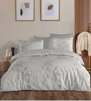 Karden Flower Dream Cotton Nobel Buz Gri %100 Pamuk Poplin Tek Kişilik Nevresim Takımı