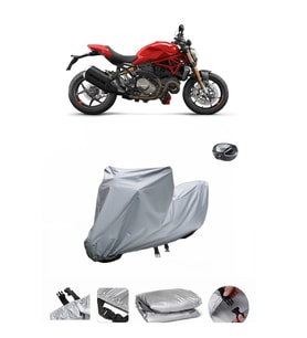 Ducati Monster 1200 S  Su Geçirmez Motosiklet Brandası ARKA ÇANTA UYUMLU