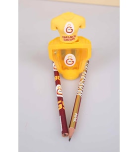 LİSANSLI GALATASARAY 2'Lİ KURŞUN KALEM VE OTOMATİK KALEMTRAŞ SETİ