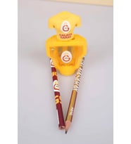 LİSANSLI GALATASARAY 2'Lİ KURŞUN KALEM VE OTOMATİK KALEMTRAŞ SETİ