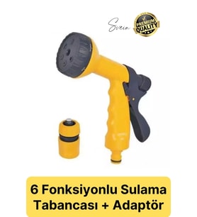 Premium 7 Fonksiyonlu Yüksek Basınçlı Sulama Tabancası Bahçe Araba Yıkama Yağmurlama Su Fıskiye