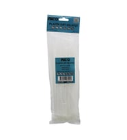 100PCS BEYAZ 3.6X250MM PLASTİK CIRT KELEPÇE (5343)