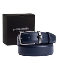 Pierre Cardin Deri Erkek Kemer (En 3,5 cm) PC0ANLSZ (Lacivert)