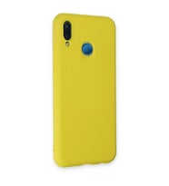 Huawei P20 Lite Kılıf Nano İçi Kadife  - Sarı