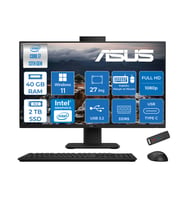Asus V470VAK Intel Core I7-13620H 40GB Ddr5 2tb SSD 27'' Fhd 100Hz 300NITS Windows 11 Pro Siyah Allınone Bilgisayar ASI716512B0DP19+ZETTAUSBBELLEK
