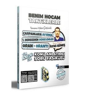 Tüm Adaylar İçin Taktiklerle Çarpanlara Ayırma - Denklemler - Oran Orantı Konu Anlatımlı Soru Fasikü