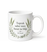 Bereketli Toprakların Uzmanı Ziraat Mühendisi Kahve Kupası Hediye Bardak