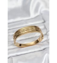 316L Çelik Gold Renk Vintage Model Kadın Kelepçe Bileklik