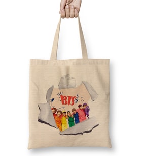 Bts Paper Bez Çanta Uzun Saplı