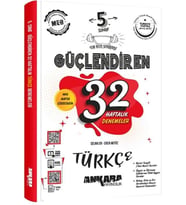5. Sınıf Türkçe Güçlendiren 32 Haftalık Denemeleri Ankara Yayıncılık
