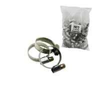 50 ADET 20-32MM METAL HORTUM KELEPÇE TORK AYARLI - AYARLANABİLİR KLİPS