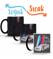 Bmw M3 E30 Dtm Sihirli Kupa Bardak Porselen