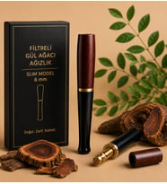 Pipsan Kalıcı Filtreli Gül Ağacı Ağızlık ( Slim)