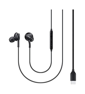 Samsung Uyumlu AKG EO-İG955 Type-C Siyah Kulak I·çi Kulaklık s20 s21 note 10 plus