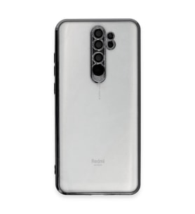 Note 8 Pro Kılıf  Lensli  - Siyah