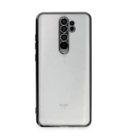 Note 8 Pro Kılıf  Lensli  - Siyah