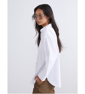 LCW Modest Ekru Poplin Kadın Gömlek Tunik