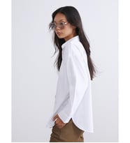 LCW Modest Ekru Poplin Kadın Gömlek Tunik