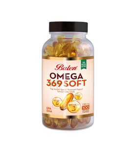 Balen Omega 3-6-9 Soft Yağ Asitleri İçeren 1380 mg 100 Yumuşak Kapsül