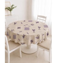 Elyaflı Masa Örtüsü Çok Amaçlı Desenli Fibe Piknik Kamp Çanta Kamp Matı Seyahat Outdoor Kum Kir Tutmaz Örtü Kilim 140 cm Yuvarlak