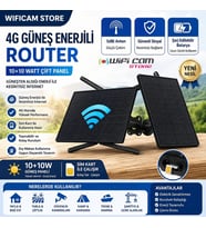 Sim Kartlı Solar Router 4G İnternet ve Geniş WiFi Ağı