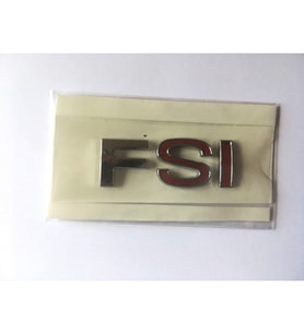 VOLKSWAGEN FSİ YAZI (İKİ KIRMIZI)