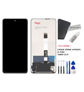 Xiaomi POCO X3 PRO Uyumlu Lcd Ekran Dokunmatik Servis + B-7000 + TAMİR SETİ