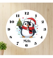 Penguenli Hediye Duvar Saati