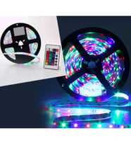 TEK ÇİP RGB ŞERİT LED + ADAPTÖR + KUMANDA %100 Orjinal ÜRÜN LED