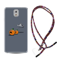 Samsung Note 3 4 5 8 9 20 Ultra 10 Lite Kılıf Boyun Asklı Rasta Silikon Orange Escape 1374