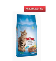 Mito Mix Adult Tavuklu ve Balıklı Yetişkin Kedi Maması 1 Kg AÇIK (Kahverengi)