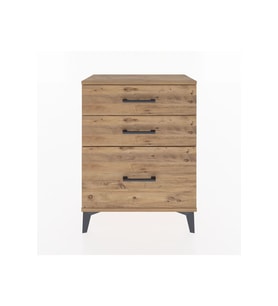 Arges Komodin 3 Çekmeceli 60x30x80 Çam-Çam